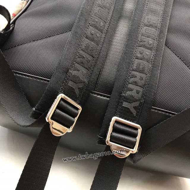 Burberry專門店新款尼龍雙肩包 巴寶莉Vintage復古格紋男女雙肩背包 yxb1408